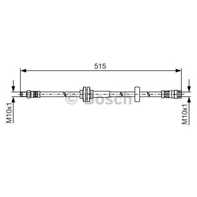 On Fren Hortumu (Sag - Sol) Ducato Iii Boxer Iii Jumper Iii 06> BOSCH 1987481482