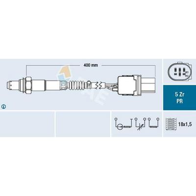 Oksijen Sensoru Z19Dtl Z19Dth Astra H Zafira B Vectra C Ducato Iveco Daily 2,3Jtd Boxer Jumper Ducat FAE 75061