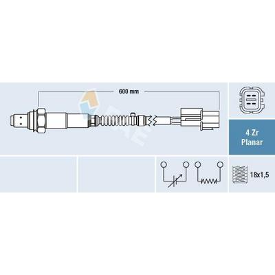 Oksijen Sensoru Aveo T250 1,4 16V FAE 77657