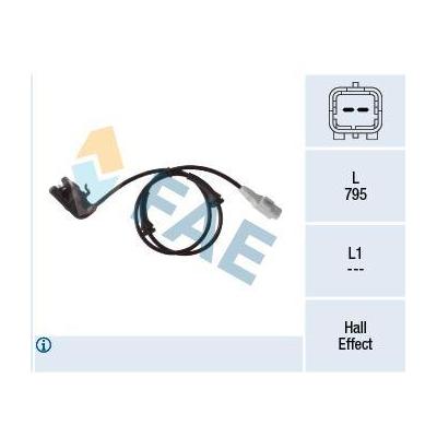 Tekerlek Hiz Sensoru 307-C4  1.4-1.6.2.0 16V-1.4-1.6-2.0Hdi 02>11 FAE 78405