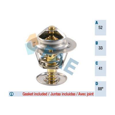 Termostat 88 °C (Contali) Defender 90>98 Discovery 1 89>98 Discovery 2 98>04 2.5Tdi Td5 FAE 5307688