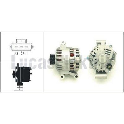 Alternator 12V 95A Transit 2 4I V184 Iv 2 0Di / 2 4Di 00> Normal Kasnak LUCAS LEA0174