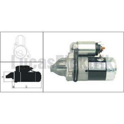 Mars Motoru 12V / 1 2Kw / 8Dis Hyundai Sonata Mitsubishi LUCAS LES0228