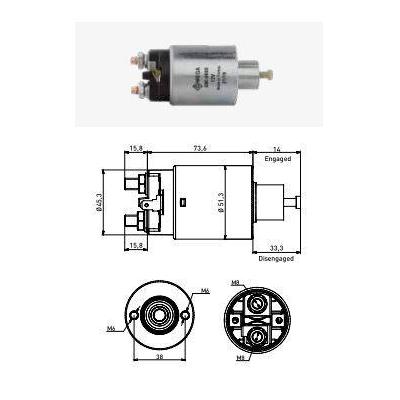 Mars Otomatigi Mitsubishi Tip 12V Mitsubishi L300 / Hyundai Accent MEGA SMI-0699