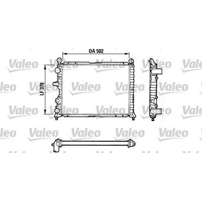 Motor Su Radyatoru Tempra Tipo 1 4 / 1 6 Sx (500×378×34) VALEO 811071