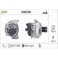 Alternator 14V 75A Linea Punto 1 3D Astra H Meriva Corsa 1 3 Cdti VALEO 439705