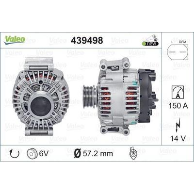 Alternator 14V 150Ah A4 A6 1.6 1.8 2.0 2.7 Tdi Bpp Bgb Bwe Bwt VALEO 439498