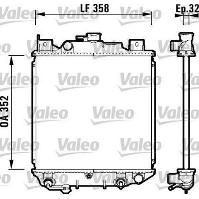 Motor Su Radyatoru Swift Ii 90>94 Otomatik VALEO 734203