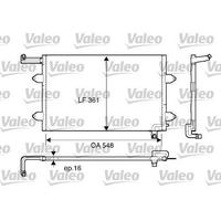 Klima Radyatoru Golf Iii / Cabrio / Variant / Vento  1.6 / 1.8 / 1.9 Tdi / 2.0 Gti / 2.8 Vr6 93 99 VALEO 816910