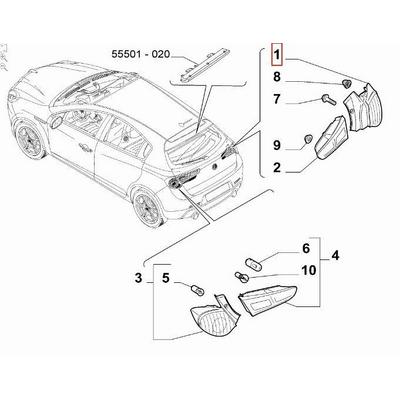 Sag Dis Stop Alfa Romeo Giulietta 16> OPAR 50513612