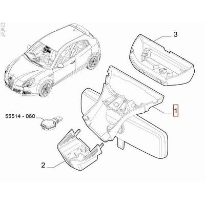 Ic Dikiz Aynasi Alfa Romeo Giulietta 10>20 OPAR 156098941