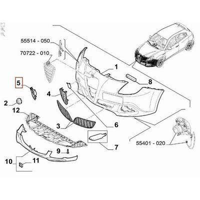 On Tampon Sis Kapagi Sol Alfa Romeo Giulietta 10>20 OPAR 156119119