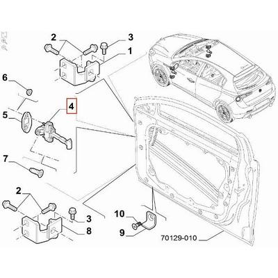 Kapi Gergisi Alfa Romeo Giulietta 10>20 OPAR 50509843