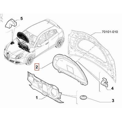 On Kaput Izolatoru Alfa Romeo Giulietta 10>20 OPAR 50533997