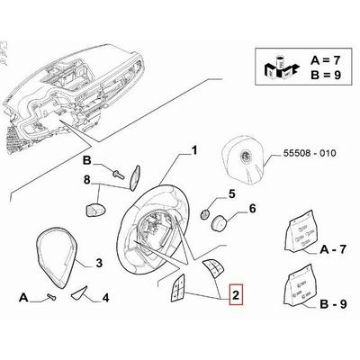 Direksiyon Kumanda Grubu Alfa Romeo Giulietta 10>20 OPAR 71775500