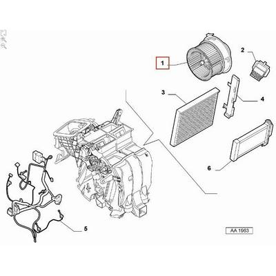 Kalorifer Motoru Alfa Romeo Giulietta 10>20 OPAR 77365569