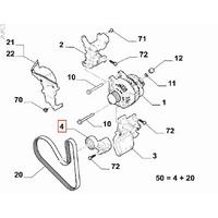 Alternator Gergi Rulmani 2008-208 Ii-301-308 Ii-508 Ii-Expert Iv-Partner-Rifter-Berlingo-C3 Iii-C4 Cactus-C4 Picasso Ii-C-Eylsee-Jumpy Iv Doblo 23> 1.5D Dv5 OPAR 155253564