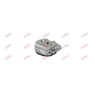 Kompresor Silindir Kapagi Komple (90Mm) - Mercedes Om401 402 403 407 421 422 423 427 440 441 442 Em  A-TECH 343.01.1210