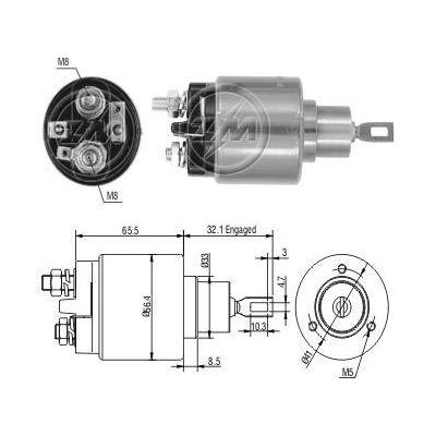 Mars Otomatigi 12V Vw Alfa Romeo Fiat Bmw Audi 3 Delik Tek Fisli (Cbsb604) ZM 0573