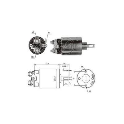 Mars Otomatigi 12V Nissan Forklift Komatsu ZM 0684