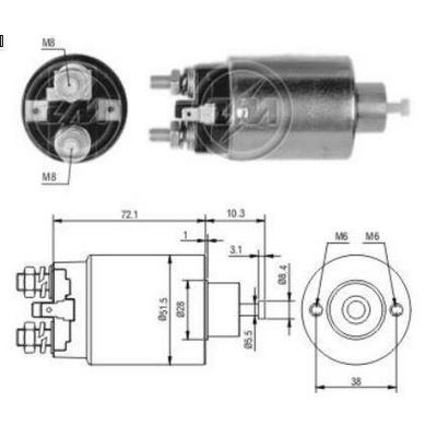 Mars Otomatigi 12V Mitsubishi Tip L300 Ym Hyundai Accent Mazda 323 Nissan Forklift Suzuki ZM 0697