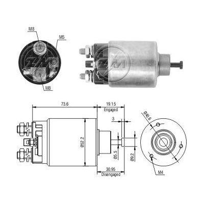 Mars Otomatigi 12V Buick / Pontiac / Fiat Ducato Ym / Peugeot Boxer Ym / Pg 260 Marine Tip ZM 0860