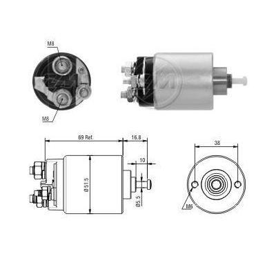 Mars Otomatigi 12V Focus C Max Fiesta Fusion 1 8 / 2 0 Transit 06> 2 3 Kisa Govde ZM 0961