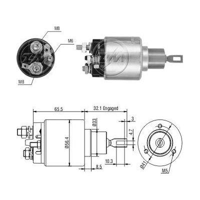 Mars Otomatigi 12V Ford Escort Fiesta Ince Govde ZM 0973