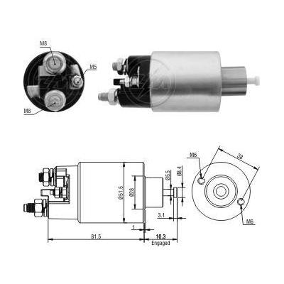 Mars Otomatigi 12V Citroen Berlingo C2 C3 C4 Saxo / Peugeot 106 206 307 Partner ZM 1993