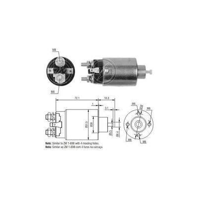 Mars Otomatigi 12V Mitsubishi L300 Ym Hyundai Accent Tek Fisli Dik Dodge Nissan Forklift Mazda ZM 5698