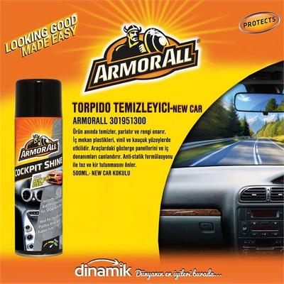 Armorall Cockpit Shine, İç Mekan Plasti̇kleri̇, Vi̇ni̇l Ve Kauçuk Yüzeyler Icin Canlandirici Sprey  New Car 500Ml.  ARMORALL 301953000