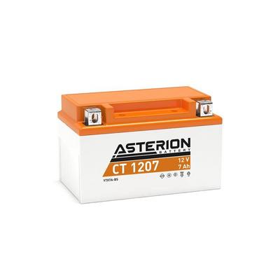 Aku 12V 7 Ah 105A Motorsiklet Agm Ytx7A-Bs (150×86×94)  ASTERION CT 1207