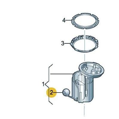 Samandira Yakit Okuyucusu Caddy Iii Iv 03>  BARCHA 2K0919673A