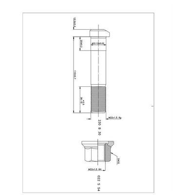 Bijon Ve Somunu Pullu Arka Man 22 190 BESEL 230B30-022S54