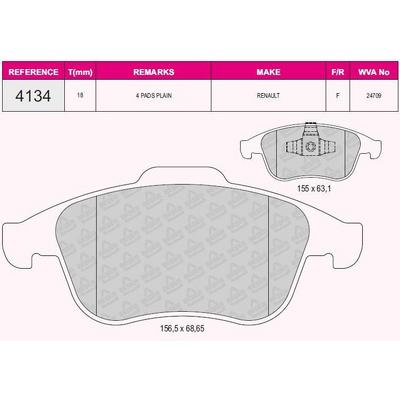 On Fren Balatasi(Tk) Renault Megane Iii 10> Grand Scenic Iii 10> Laguna Iii 07> 1.2 Tce 1.4 1.5 Dci 1.6 Dci 2.0 Dci BESER 3965