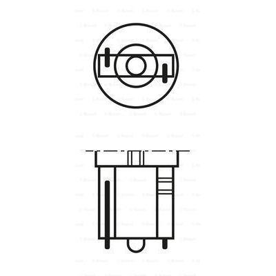 Ampul 24V 1.2W Gosterge Dipsiz 2741 BOSCH 1987302873