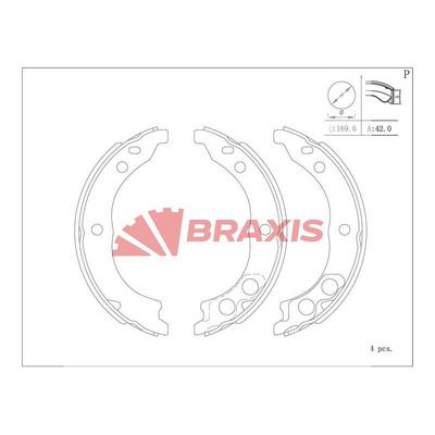 El Fren Balatasi Ducato 94>06 - Boxer 94>06 - Jumper 94>06 172×42 BRAXIS AC0106