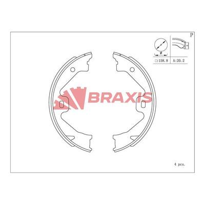 El Fren Balatasi Mg Zt 01> 05 - 75 99> 05 BRAXIS AC0193