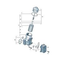 Yag Filtre Kutugu Sogutuculu Komple 1.2Tdi Polo 10> Ibiza 09>15 Fabia 11>15 Roomster 11>15 BROM VW5500