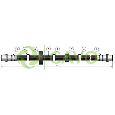 On Fren Hortumu Sol Transporter T4 90>03 CAVO C900 420A