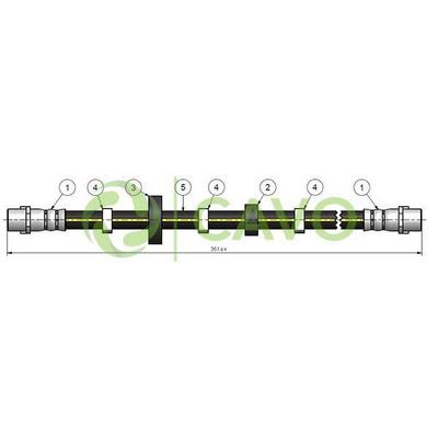 On Fren Hortumu Sag Transporter T4 90>03 CAVO CT01