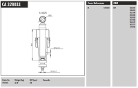 Kabin Amortisoru Koruklu On Komple Daf Cf65 Cf75 Cf85 98>13 Xf95 97>06 Xf105 05> Xf 460-510 12> CONNECT CA 328033