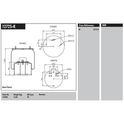 Dingil Korugu Komple (Metal Pistonlu) - Saf - Dorse CONNECT MD 12725-K