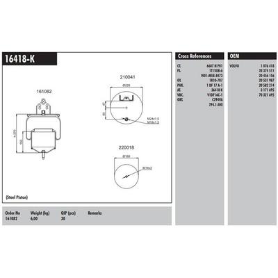 Komple Metal Pistonlu Volvo CONNECT MD 17783-K