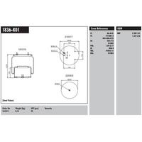 Dingil Korugu Komple Metal Pistonlu - Daf - Xf95 97>06 Xf 12> Xf105 05> Cf65 Cf75 Cf85 98>13 CONNECT MD 1836-K01