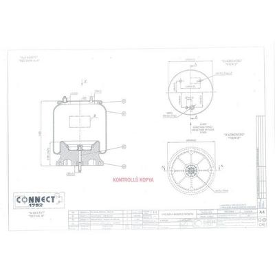 Plastik Pistonlu Koruk Daf CONNECT 1792-KP01