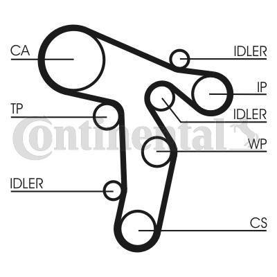 Eksantrik Rulman Kiti (Devirdaim 03L121011P) Crafter Ckub Caaa Caab Cay A4 A5 A6 Q5 Golf Vi T6 Leon Octavia Super B Caddy Iii Amarok 1,2 1,6 2,0Tdi 07> CONTI CT1139WP6