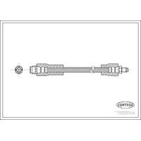 Fren Hortumu On A-Class W168 97>04 E-Class W210 96>02 CORTECO 19026704