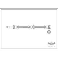 Fren Hortumu Arka Bmw E46 97>06 CORTECO 19032136