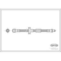 Fren Hortumu On C-Class W202 94>00 S202 96>00 CORTECO 19034259